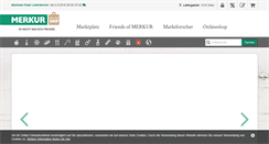Desktop Screenshot of merkurmarkt.at