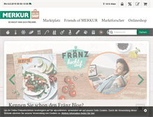 Tablet Screenshot of merkurmarkt.at